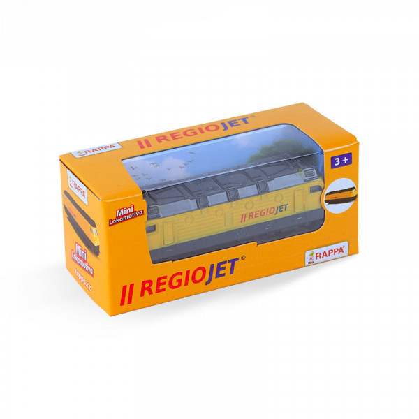 Kovová lokomotiva RegioJet 9 cm