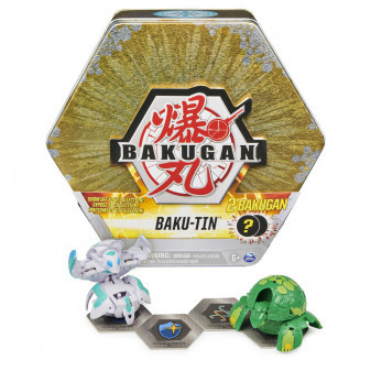 Spin Master Bakugan plechový box s exkluzivním Bakuganem s3