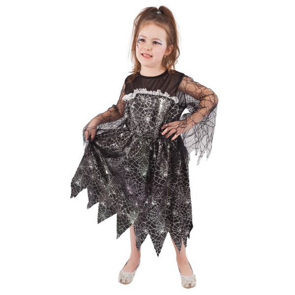 Dětský kostým s pavučinou na čarodějnice/Halloween (S) e-obal