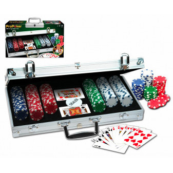 Společenská hra Poker 300 de Luxe profesionální kufřík