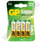 Baterie B1321 GP 15A LR6 alkalická tužková 4 ks na blistru