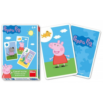 Dino Černý Petr Prasátko Peppa/Peppa Pig společenská hra - karty v krabičce