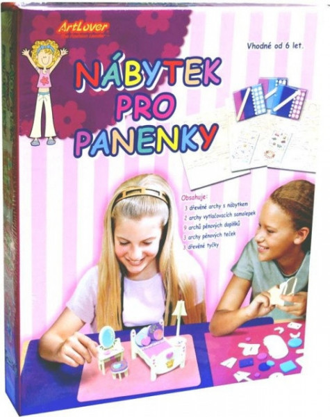 Creatoys Nábytek pro panenky v krabici