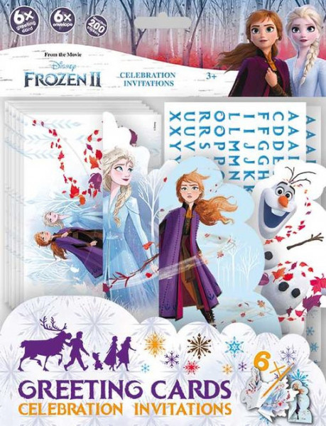 Frozen II Pozvánky na oslavu Ledové království 2
