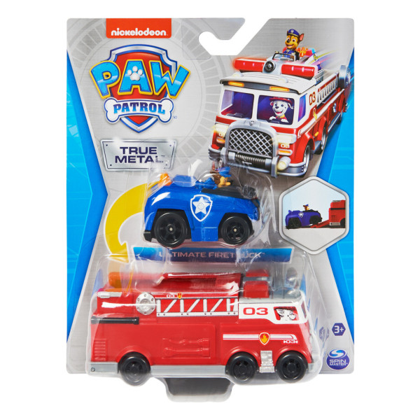 Spin Master Tlapková patrola Paw Patrol hasičský vůz die-cast s autíčkem