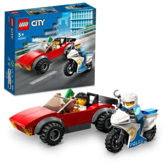 LEGO®  City 60392 Honička auta s policejní motorkou