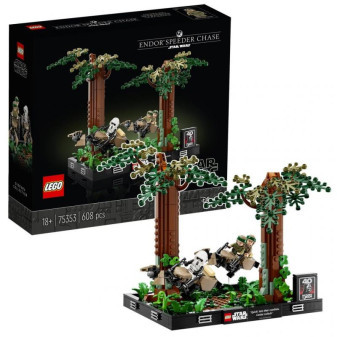 LEGO® Star Wars 75353 Honička spídrů na planetě Endor™ – diorama