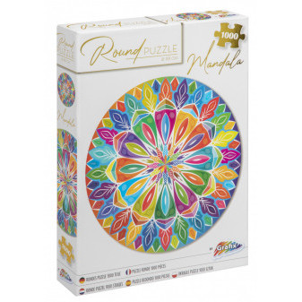 Grafix Puzzle kulaté Mandala 1000 dílků