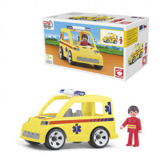 Igráček ambulance se záchranářem