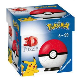 Ravensburger Puzzle-Ball Pokémon Motiv 1 - položka 54 dílků 3D puzzle