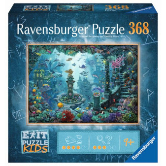 Ravensburger Exit KIDS Puzzle: Potopená Atlantida 368 dílků