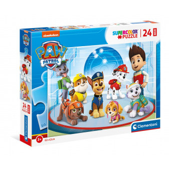 Clementoni 24211 Puzzle SuperColor Maxi Tlapková Patrola Paw Patrol 24 dílků