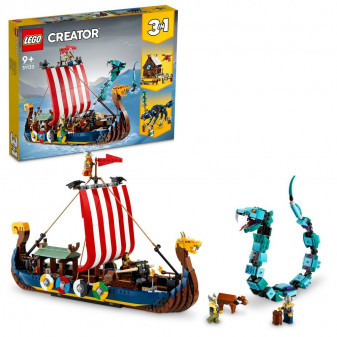 LEGO®  31132 Creator Vikingská loď a mořský had