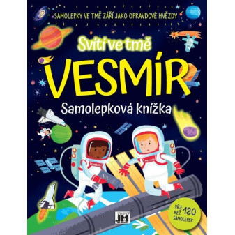Models Svítí ve tmě samolepková knížka Vesmír