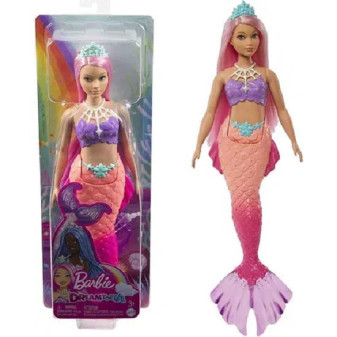 Mattel Barbie BRB Kouzelná mořská víla - oranžová HGR09