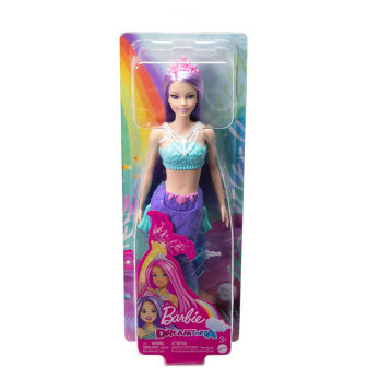 Mattel Barbie BRB Kouzelná mořská víla - fialová HGR10