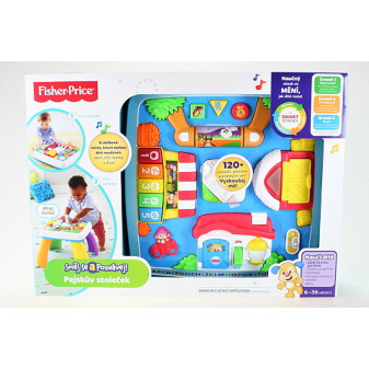 Mattel Fisher Price Pejskův stoleček Smart Stages CZ/EN DRH38