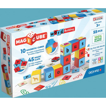 Geomag 258 Magicube Math Building Recycled Clips 55 pcs