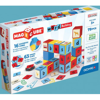 Geomag 259 Magicube Math Building Recycled Clips 79 pcs