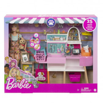Mattel BRB Barbie Obchod pro zvířátka GRG90