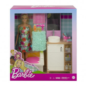 Mattel Barbie Pokoj a panenka GTD87