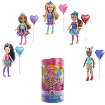 Mattel BRB Barbie Color Reavel Chelsea konfety GTT26