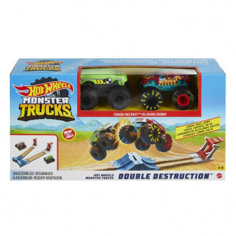 Mattel HW Hot Wheels Monster trucks dvojitá destrukce herní set GYC80