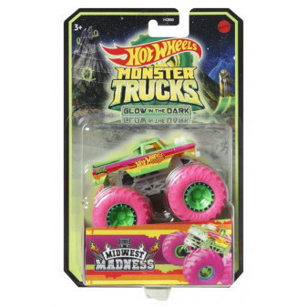 Mattel HW Hot Wheels Monster Trucks svítící ve tmě HCB50
