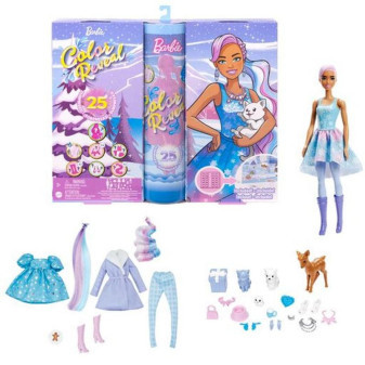 Mattel BRB Barbie Color reveal Adventní kalendář HJD60