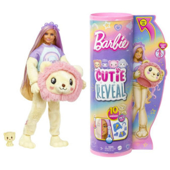 Mattel Barbie Cutie Reveal Barbie pastelová edice - Lev HKR06
