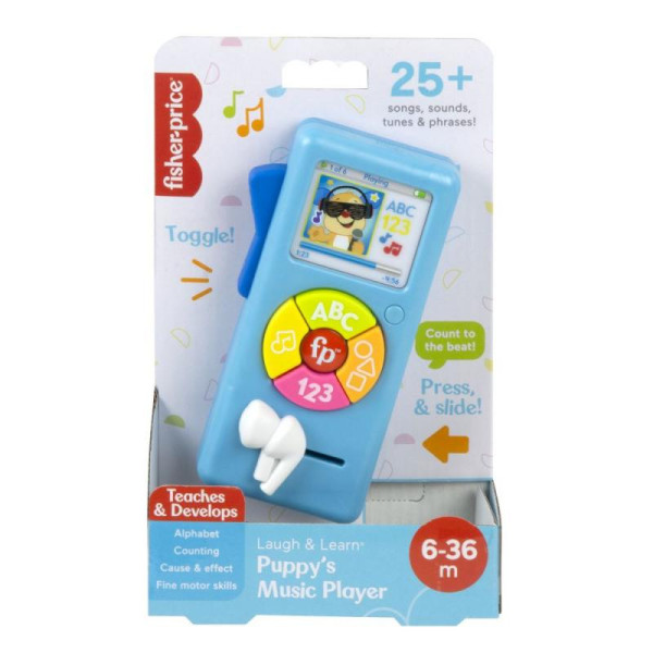 Mattel Fisher Price Pejskův hudební přehrávač CZ/SK/ENG/HU/PL HRC30