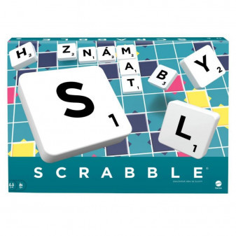 Mattel Scrabble originál CZ česká verze Y9620