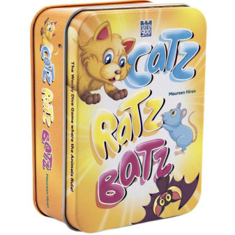 Catz-Ratz-Batz společenská hra v plechové krabičce 8x10x4cm v krabičce 13x13x8cm STRAGOO