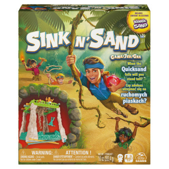 Spin Master Kinetic Sand společenská hra dobrodužný tekutý písek