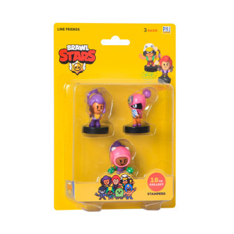 Figurka Brawl Stars 3 pack série 1 s razítky