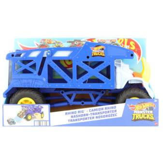 Mattel Hot Wheels Monster trucks nosorožčí přeprava trucků HFB13