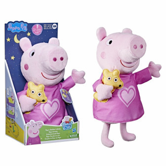 Hasbro Peppa Pig plyšová Peppa hraje ukolébavku F3777