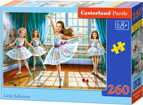 Castorland 27231 puzzle 4 malé baletky 260 dílků
