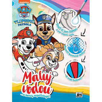 Models Vodová omalovánka Tlapková patrola Paw Patrol A4