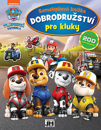 Models Velká samolepková knížka Tlapková Patrola Paw Patrol