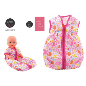 Spací pytel Baby Rose pro panenku 40 cm