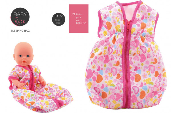 Spací pytel Baby Rose pro panenku 40 cm