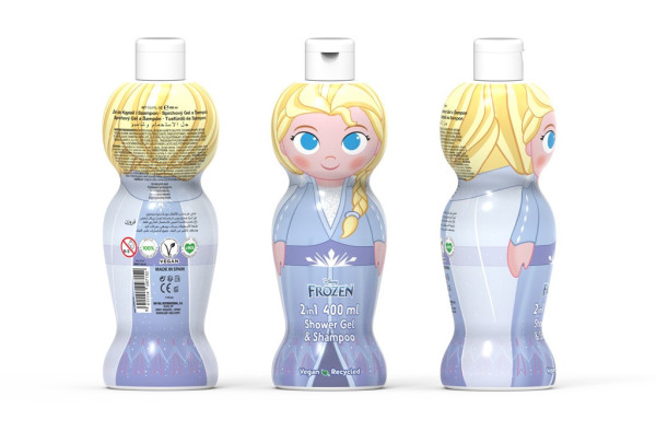 Epline Sprchový gel a šampón 2v1 Elsa 400 ml