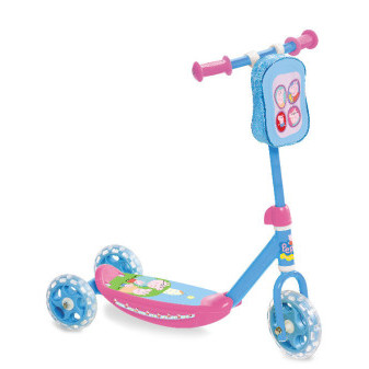 Tříkolová koloběžka s brašnou prasátko Peppa