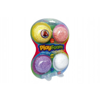 Pexi PlayFoam® Modelína Plastelína kuličková 4 barvy na kartě