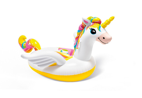 Intex 57561 nafukovací barevný jednorožec 226 cm x 173 cm