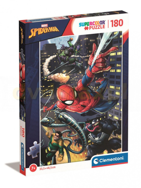 Clementoni 29782 puzzle 180 dílků Marvel SpiderMan
