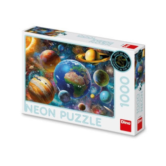 Dino Neonové puzzle Planety 1000 dílků