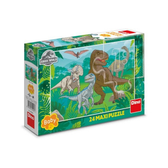 Dino Puzzle Jurský Svět 24 dílků maxi