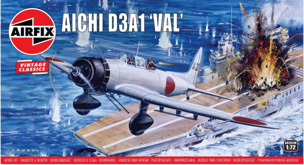 Airfix Classic  Kit VINTAGE letadlo A02014V - Aichi D3A1 'Val' (1:72)